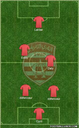 Club Africain Tunis Formation 2013