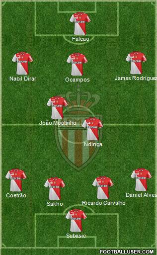 AS Monaco FC Formation 2013