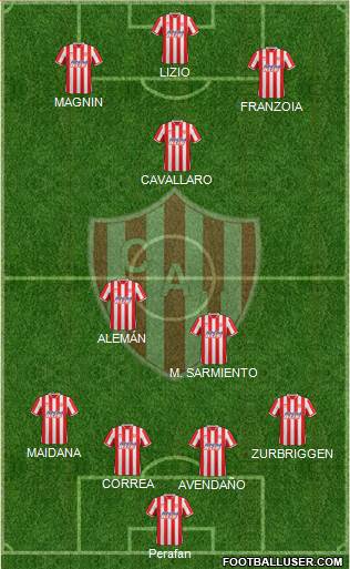 Unión de Santa Fe Formation 2013