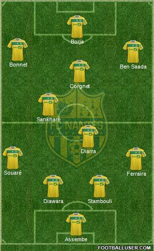 FC Nantes Formation 2013