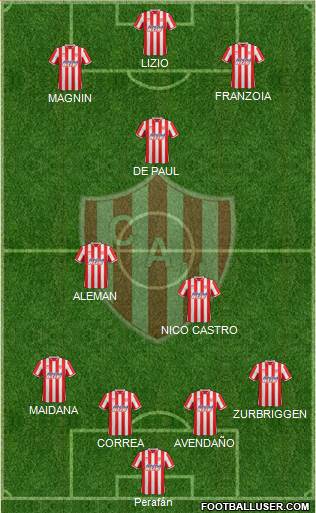 Unión de Santa Fe Formation 2013