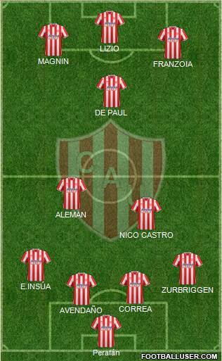 Unión de Santa Fe Formation 2013