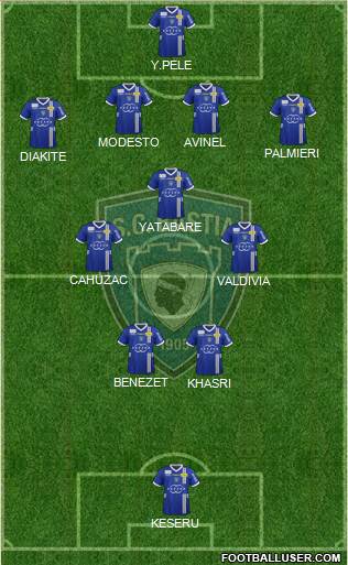 Sporting Club Bastia Formation 2013