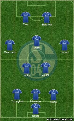 FC Schalke 04 Formation 2013