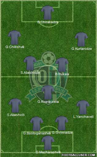 Dinamo Tbilisi Formation 2013