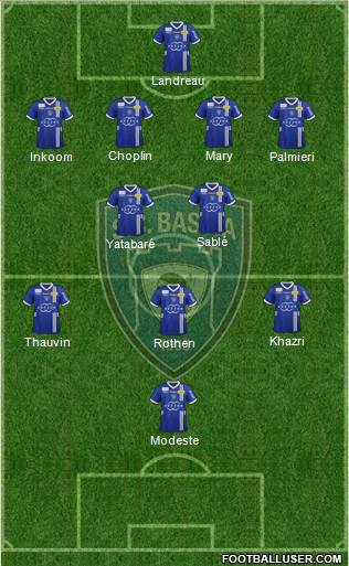 Sporting Club Bastia Formation 2013