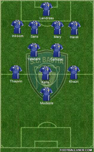 Sporting Club Bastia Formation 2013