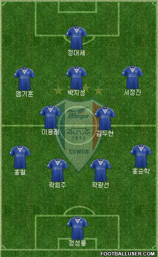 Suwon Samsung Blue Wings Formation 2013