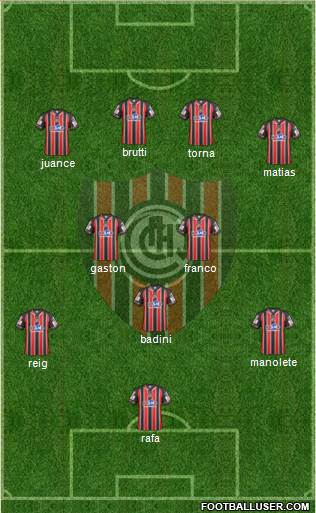 Chacarita Juniors Formation 2013