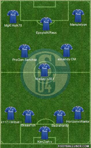 FC Schalke 04 Formation 2013