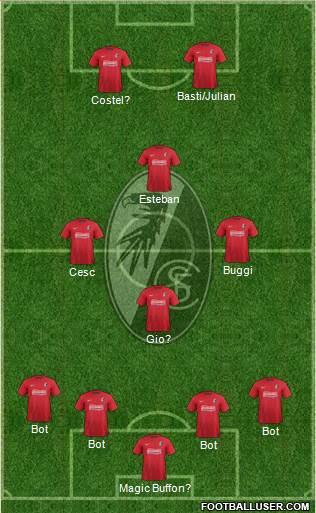 SC Freiburg Formation 2013