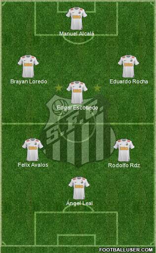 Santos FC Formation 2013