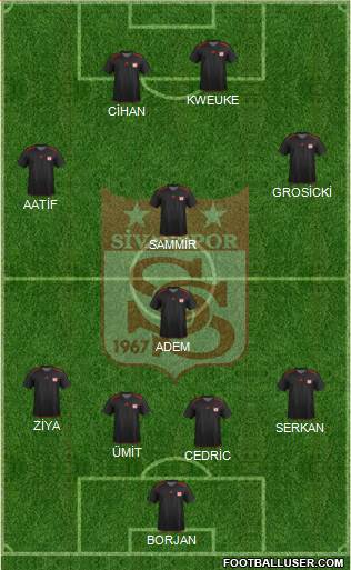 Sivasspor Formation 2013