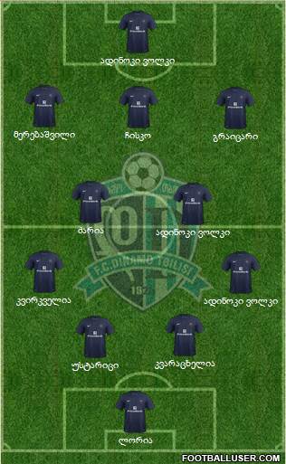 Dinamo Tbilisi Formation 2013