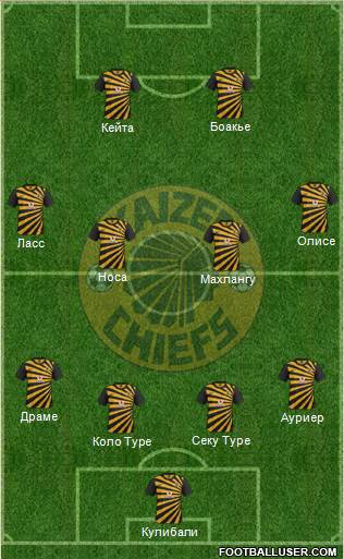 Kaizer Chiefs Formation 2013