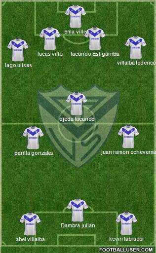 Vélez Sarsfield Formation 2013