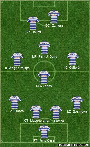 Queens Park Rangers Formation 2013