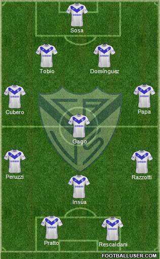 Vélez Sarsfield Formation 2013