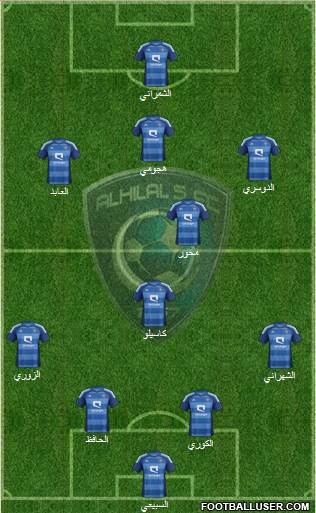 Al-Hilal (KSA) Formation 2013