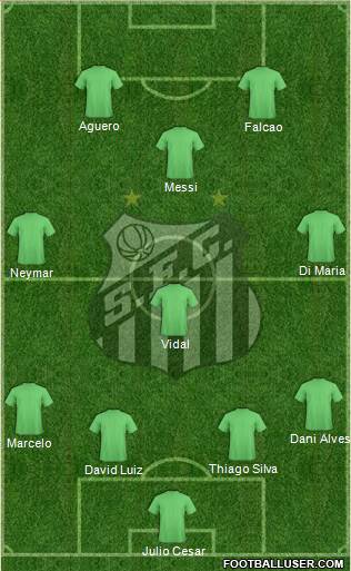 Santos FC Formation 2013