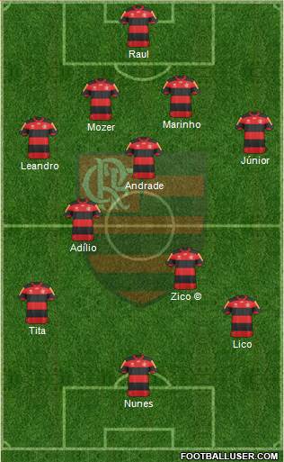 CR Flamengo Formation 2013