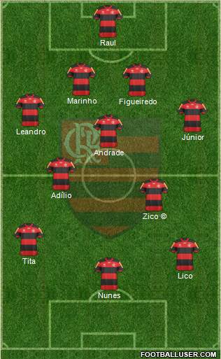 CR Flamengo Formation 2013