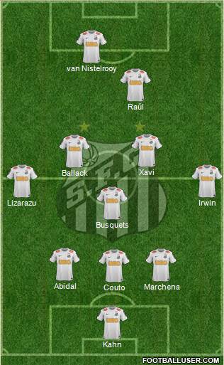 Santos FC Formation 2013