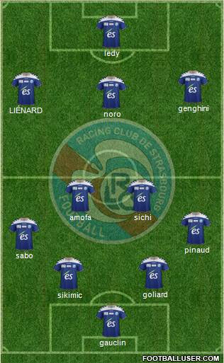 Racing Club de Strasbourg-Football Formation 2013