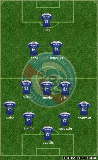 Racing Club de Strasbourg-Football Formation 2013