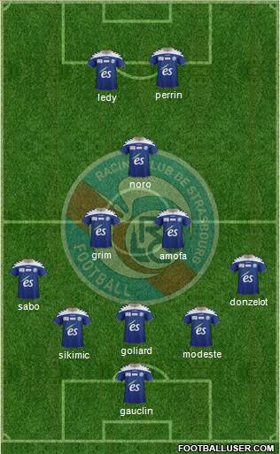 Racing Club de Strasbourg-Football Formation 2013