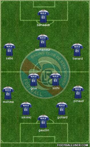 Racing Club de Strasbourg-Football Formation 2013