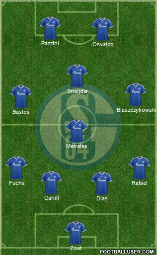 FC Schalke 04 Formation 2013