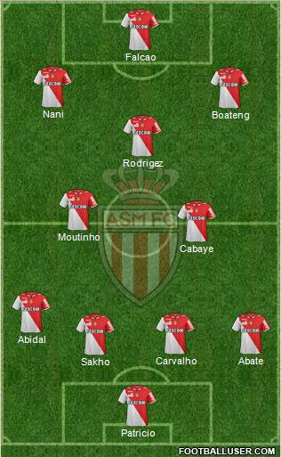 AS Monaco FC Formation 2013