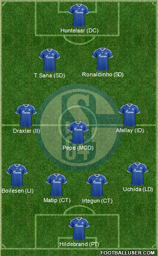 FC Schalke 04 Formation 2013