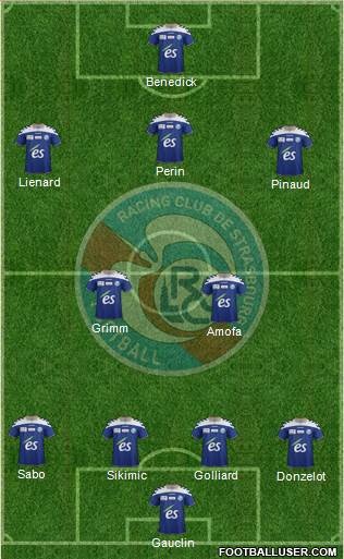 Racing Club de Strasbourg-Football Formation 2013