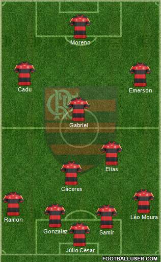 CR Flamengo Formation 2013