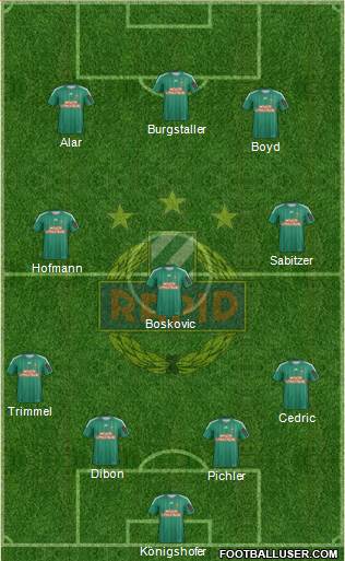 SK Rapid Wien Formation 2013