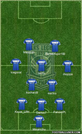 Lech Poznan Formation 2013