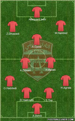 Club Africain Tunis Formation 2013