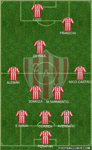 Unión de Santa Fe Formation 2013