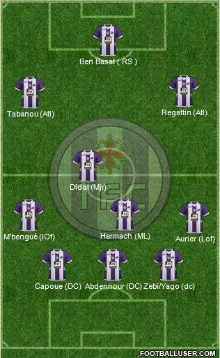 Toulouse Football Club Formation 2013