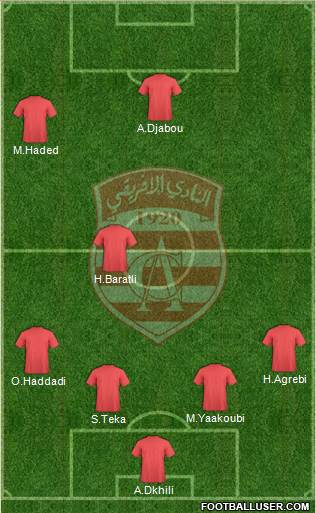 Club Africain Tunis Formation 2013