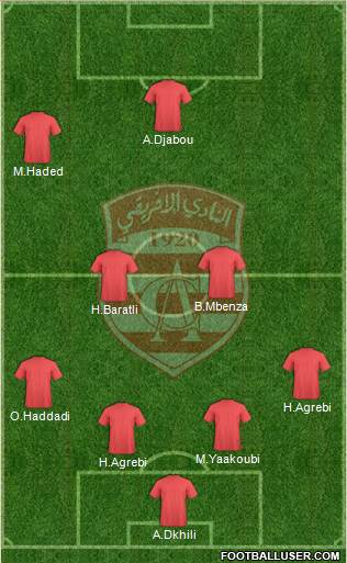 Club Africain Tunis Formation 2013