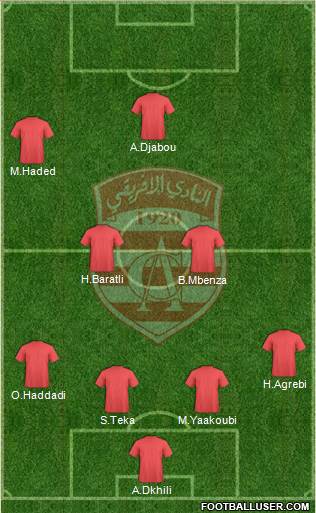 Club Africain Tunis Formation 2013