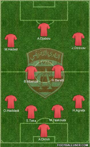 Club Africain Tunis Formation 2013