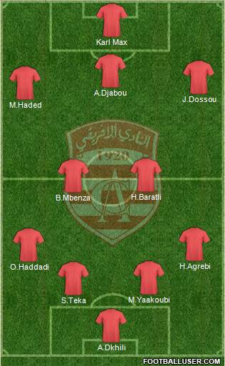 Club Africain Tunis Formation 2013