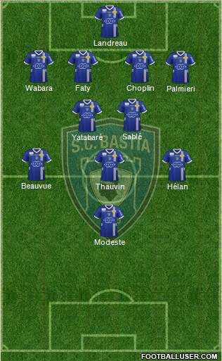 Sporting Club Bastia Formation 2013