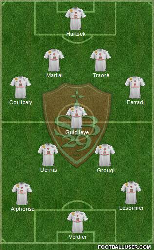 Stade Brestois 29 Formation 2013