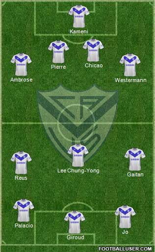 Vélez Sarsfield Formation 2013