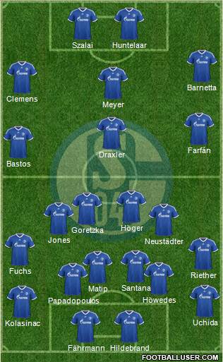 FC Schalke 04 Formation 2013